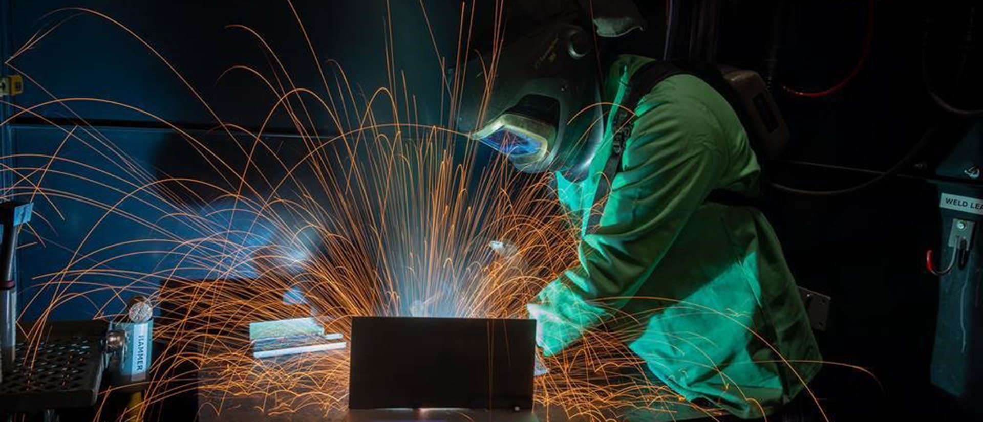 A registered apprentice welder